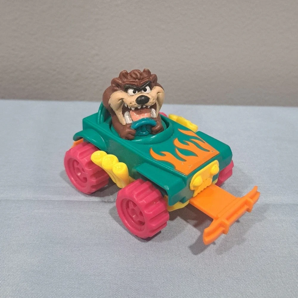VTG 1992 Looney Tunes Taz Tasmanian Devil Monster Truck Toy Warner Bros 90s